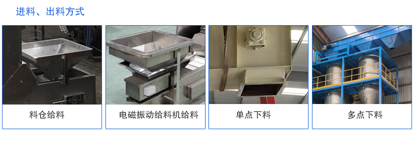 進(jìn)料、出料方式