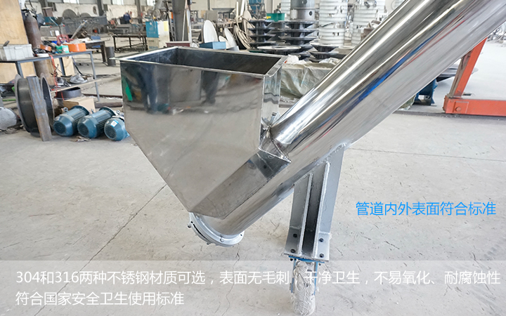  不銹鋼螺旋輸送機(jī)能用在食品行業(yè)么？